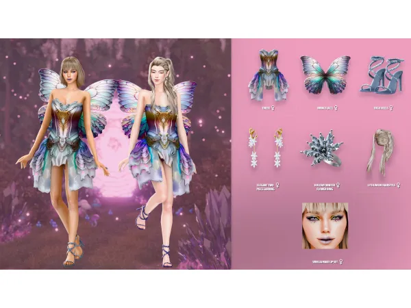 Alpha NIMUE SET by ModCo Studios - The Sims 4 Custom Content