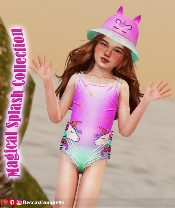 Alpha Magical Splash Collection by beccaxcouquetts - The Sims 4 Custom Content