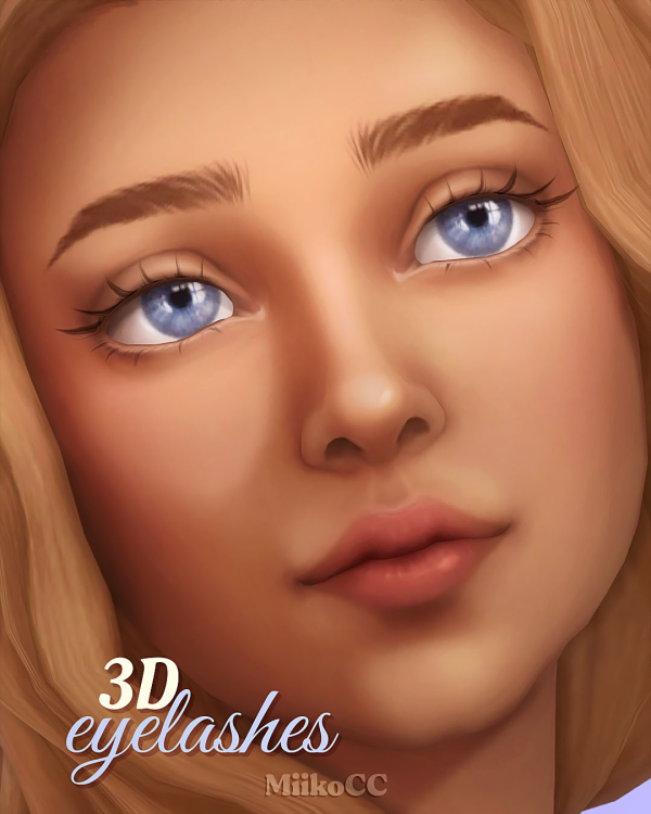 Mix Eyelashes Part 6 by simsfinds - The Sims 4 Custom Content
