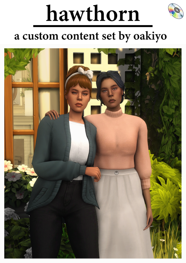 Maxis Match The Hawthorn Set by simsfinds - The Sims 4 Custom Content