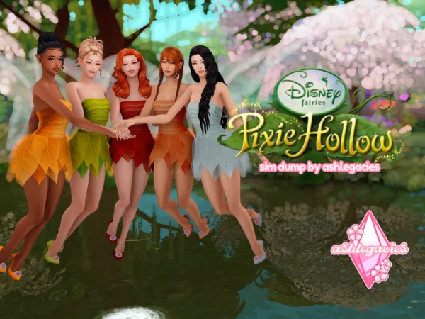 Mix Sim Dump Pixie Hollow - The Sims 4 Custom Content