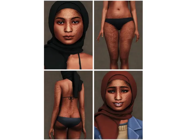 Scars One Overlay by Moonchildlovesthenight - The Sims 4 Custom Content
