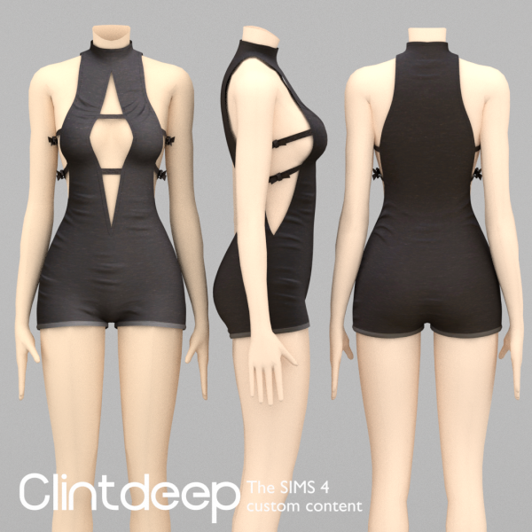 Maxis Match Clintdeep Nami Jumpsuit by simsfinds - The Sims 4 Custom Content