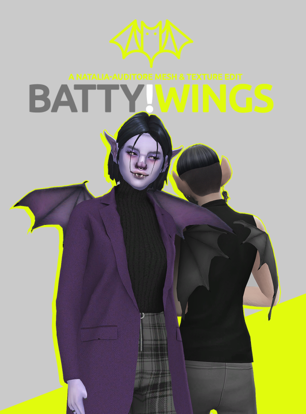Maxis Match BATTYWINGS by simsfinds - The Sims 4 Custom Content