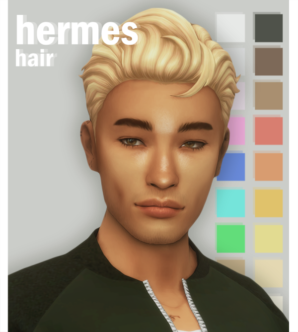 Maxis Match hermes hair by simsfinds - The Sims 4 Custom Content