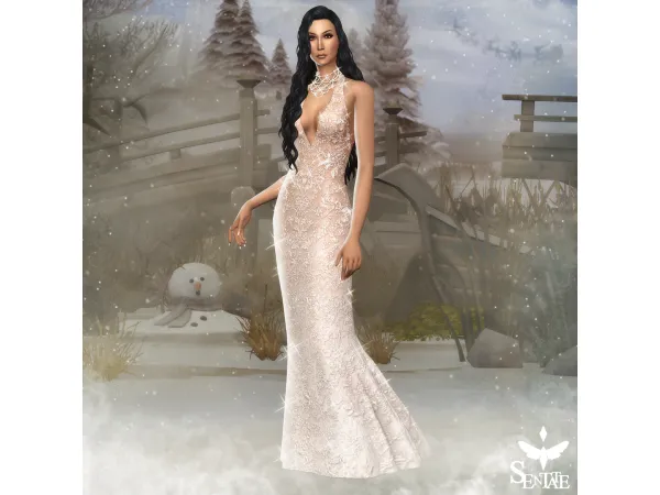 Maxis Match 2024 Christmas Card Gift by Sentate - The Sims 4 Custom Content