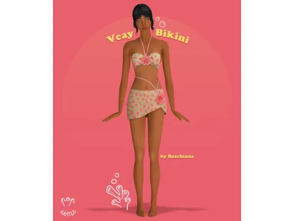 4t2 Boschiana Vcay Bikini sims 2 by pop - The Sims 2 Custom Content