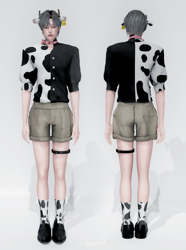 Mix Cow set by simsfinds - The Sims 4 Custom Content