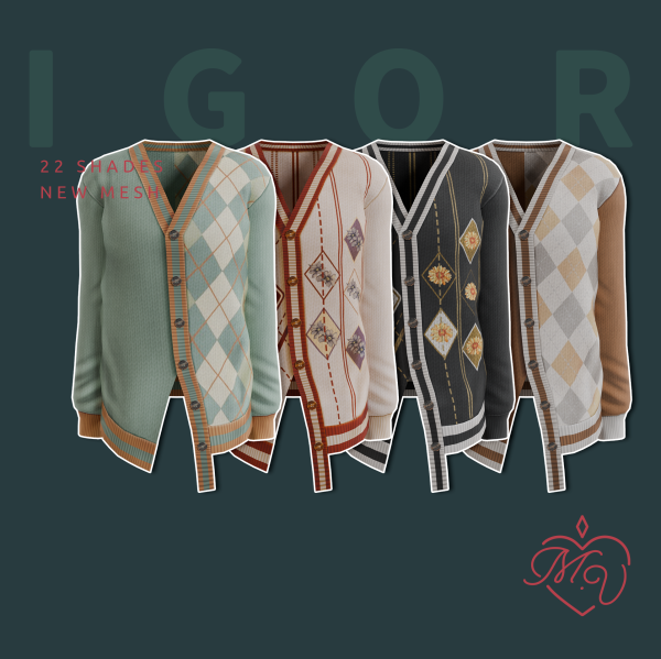 Maxis Match Igor Top by simsfinds - The Sims 4 Custom Content