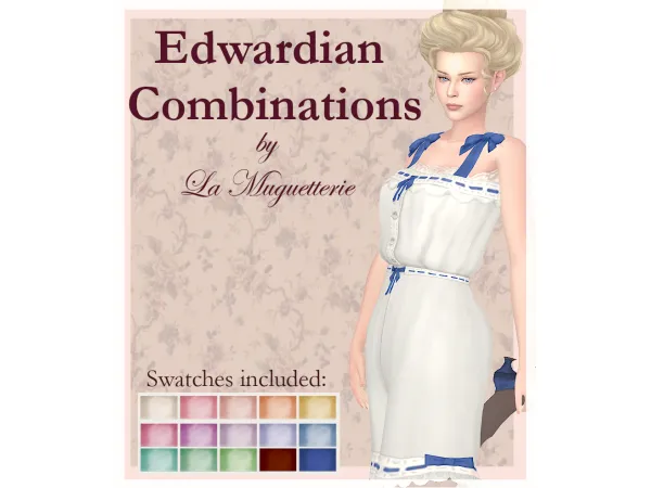 Maxis Match Edwardian combinations by La Muguetterie - The Sims 4 Custom Content