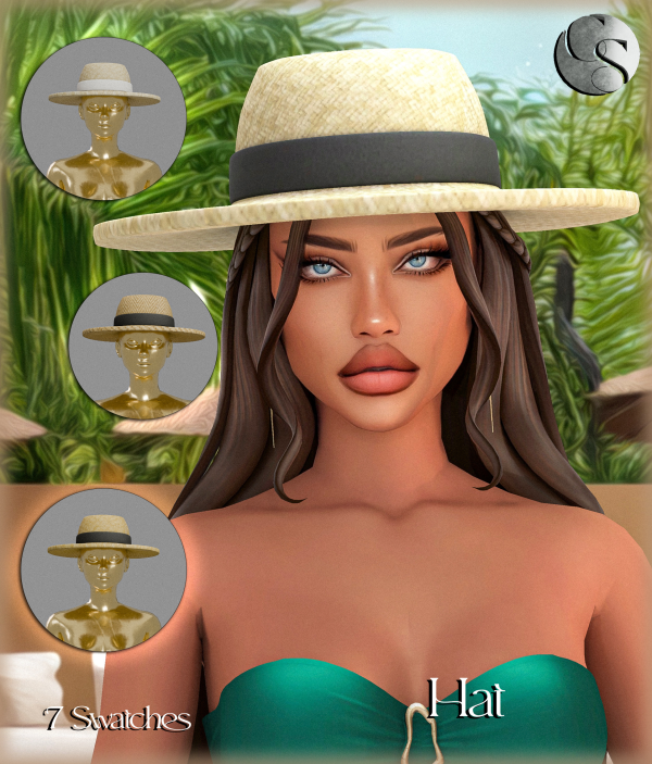 Alpha camuflaje havana heat collection Hat by simsfinds - The Sims 4 Custom Content