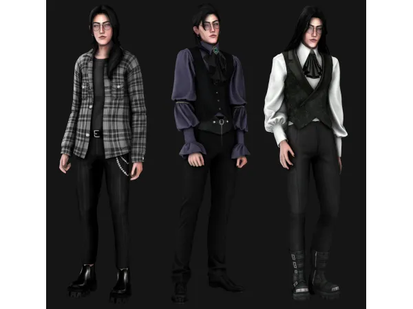 Maxis Match Lucien Raffield by spookshow - The Sims 4 Custom Content