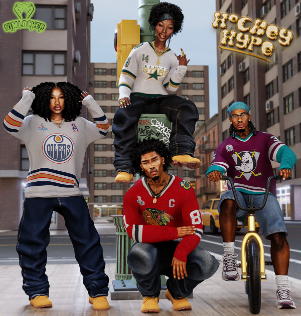 Alpha Hockey Hype by simsfinds - The Sims 4 Custom Content