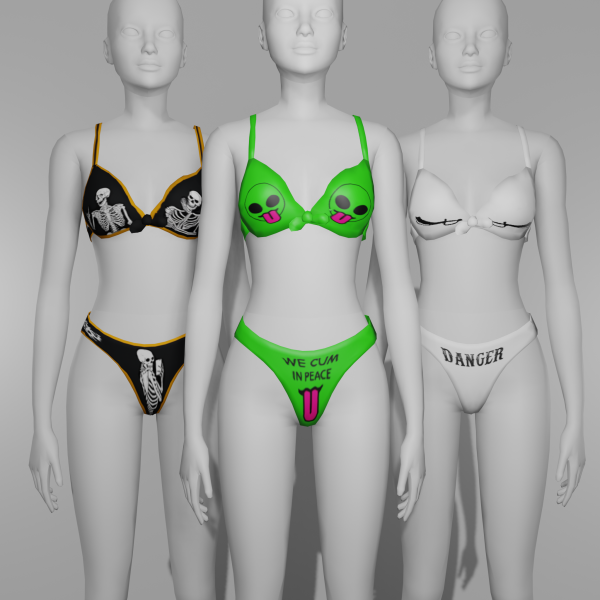Alpha Morgana Swimwear by simsfinds - The Sims 4 Custom Content