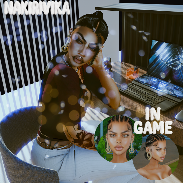 Alpha The Linked Luxe Earrings by simsfinds - The Sims 4 Custom Content