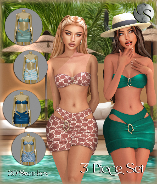 Alpha CAMUFLAJE Havana Heat Collection by simsfinds - The Sims 4 Custom Content