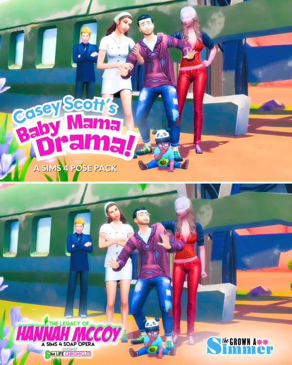 Mix Casey Scotts Baby Mama Drama by simsfinds - The Sims 4 Custom Content