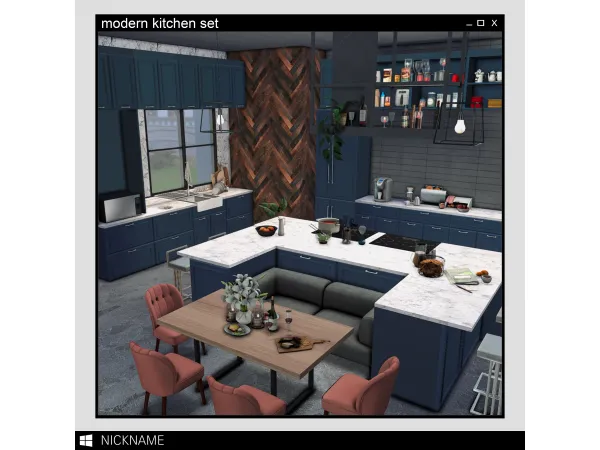 modern kitchen set by give me a nickname