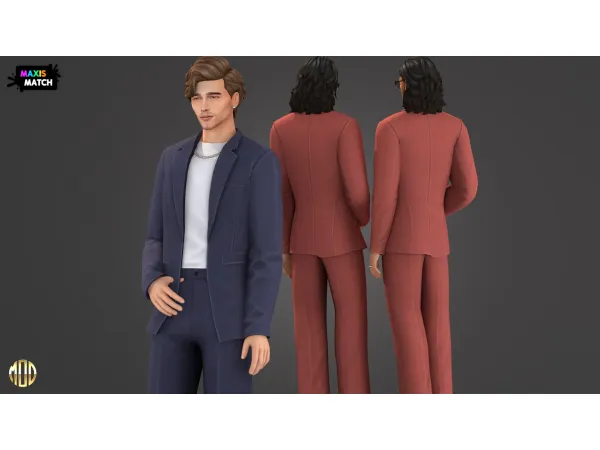 Maxis Match Nolan Jacket by Modco Studios - The Sims 4 Custom Content