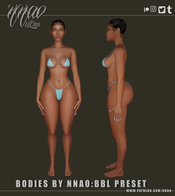 Alpha Bodies by simsfinds - The Sims 4 Custom Content