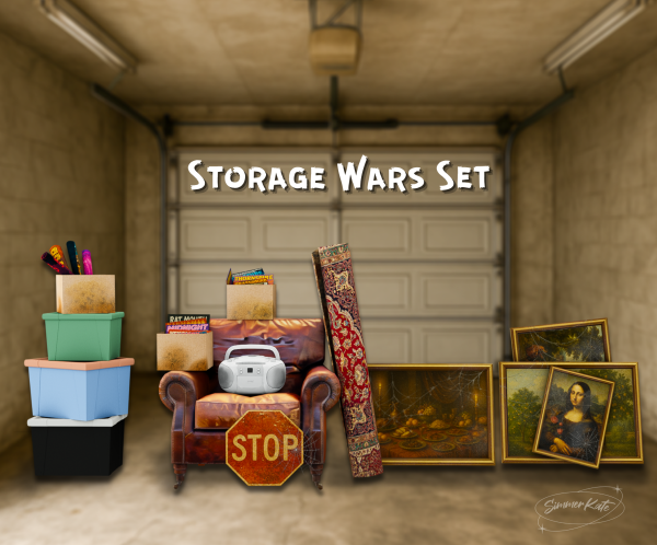 Mix Storage Wars Set by simmerkatex - The Sims 4 Custom Content
