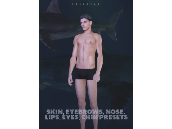 Alpha SKIN EYEBROWS AND MALE PRESETS ω sims by obscurus - The Sims 4 Custom Content