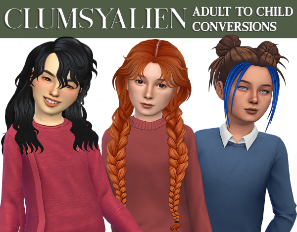 Maxis Match Clumsyalien Conversions by simsfinds - The Sims 4 Custom Content