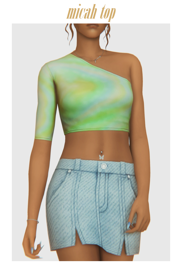 Maxis Match micah top by simsfinds - The Sims 4 Custom Content