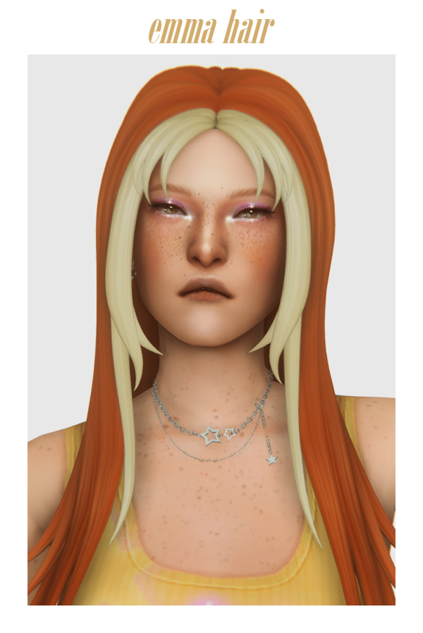 Maxis Match emma hair by simsfinds - The Sims 4 Custom Content