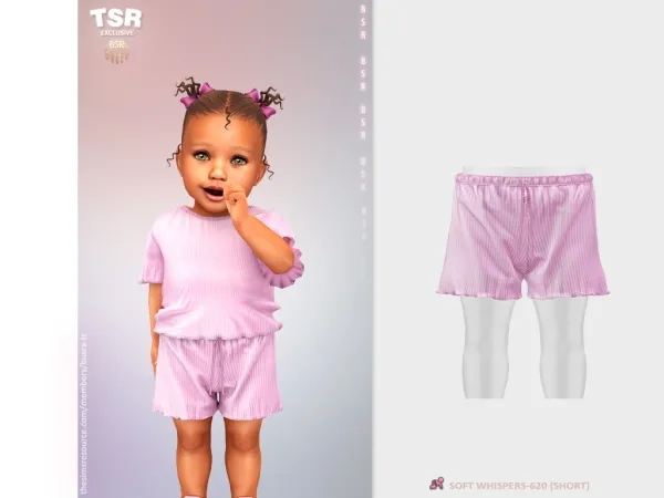 Mix InfantF SOFT WHISPERS 620 (SHORT) BD1579 by busratr - The Sims 4 Custom Content