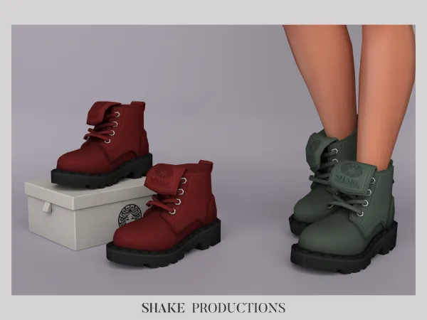 Maxis Match Kenny boots male version by shakeproductions - The Sims 4 Custom Content