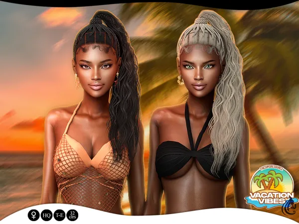 Vacation Vibes - Dieula - Hairstyle v4