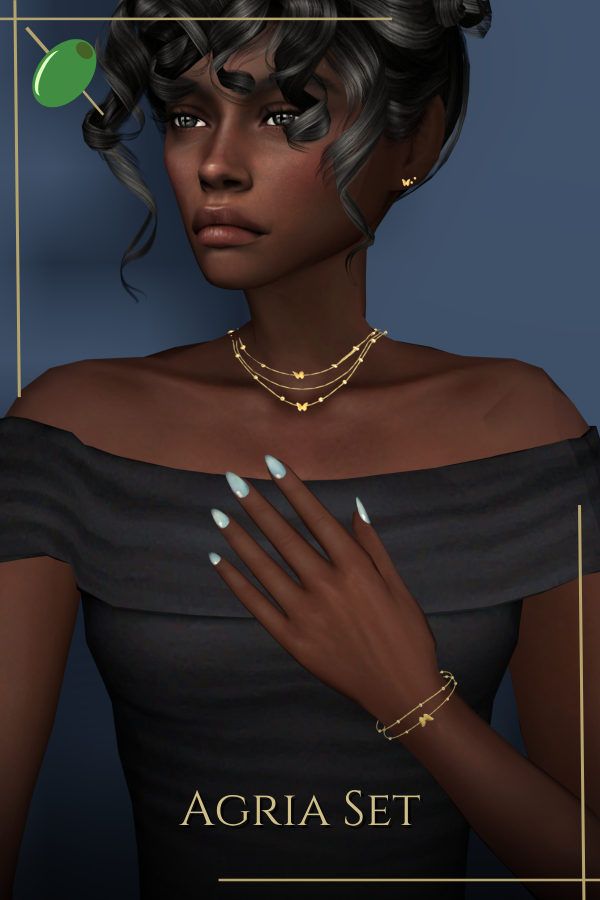 Mix Agria Set by pitted0live - The Sims 4 Custom Content