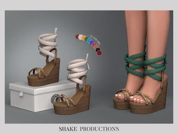 Maxis Match Bahamas High Heels - The Sims 4 Custom Content