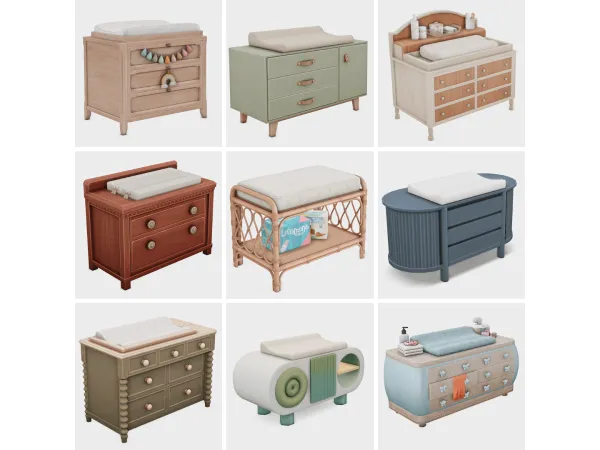 Maxis Match my favorite changing tables sims 4 finds by boujeesimss - The Sims 4 Custom Content