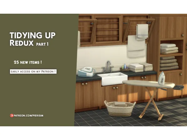 Maxis Match TIDYING UP Redux part 1 by simsfinds - The Sims 4 Custom Content