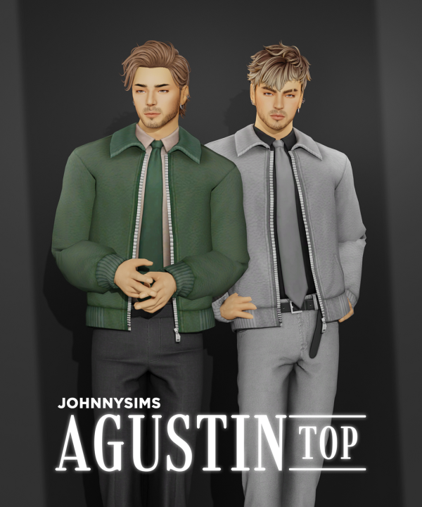 Maxis Match Agustin Top by simsfinds - The Sims 4 Custom Content
