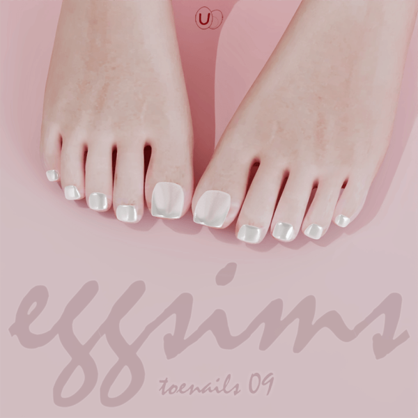 Alpha toenails 09 by simsfinds - The Sims 4 Custom Content