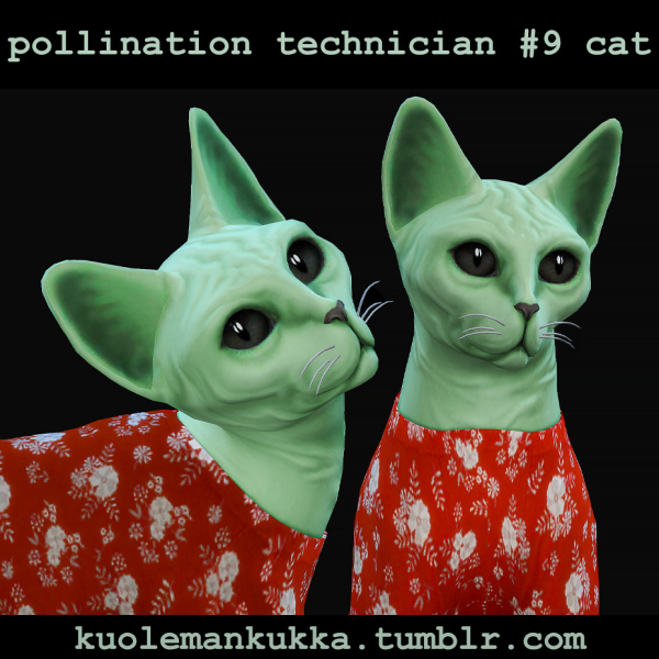Maxis Match pollination technician 9 cat by simsfinds - The Sims 4 Custom Content