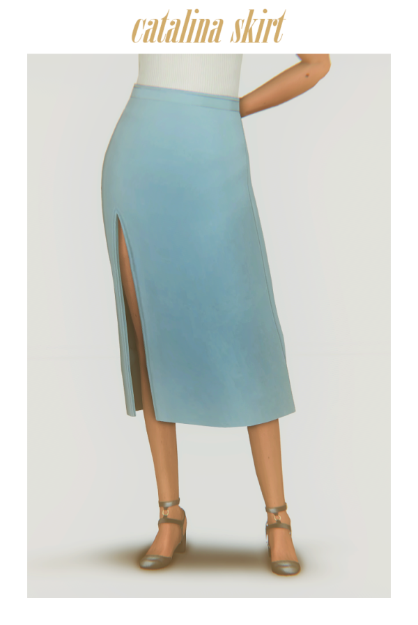 Maxis Match catalina skirt by simsfinds - The Sims 4 Custom Content