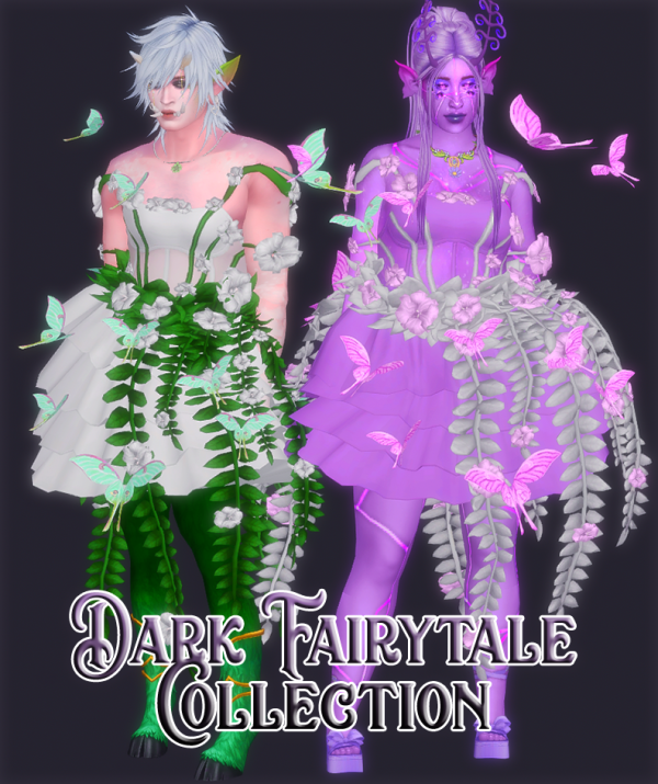 Maxis Match Dark Fairy Tale Collection by simsfinds - The Sims 4 Custom Content