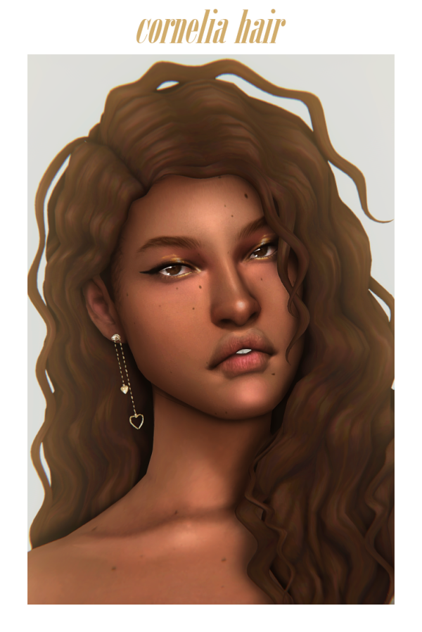 Maxis Match cornelia hair by simsfinds - The Sims 4 Custom Content