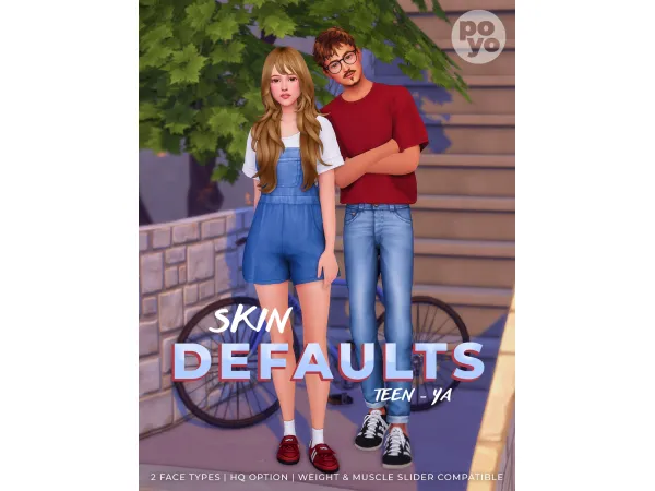 SKIN DEFAULTS FOR TEENS AND YOUNG ADULTS by poyopoyosim