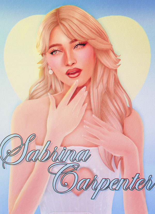 Maxis Match SABRINA CARPENTER by simsfinds - The Sims 4 Custom Content