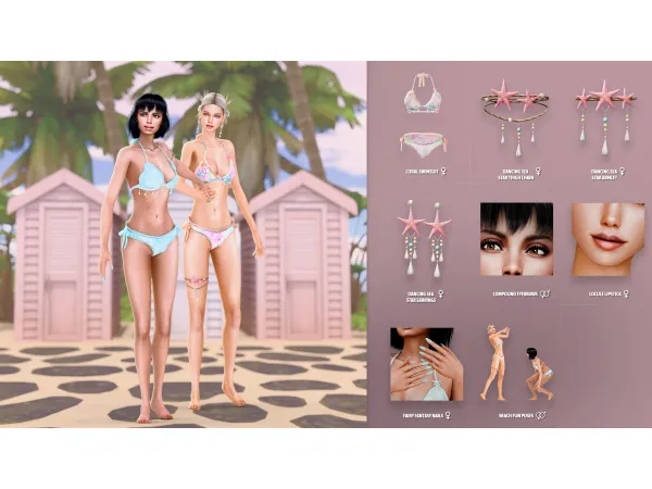 Alpha SUMMER FUN PART ONE by modcollective - The Sims 4 Custom Content