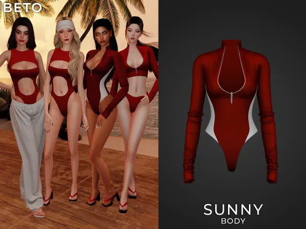 Alpha Sunny (Body) by Beto_ae0 - The Sims 4 Custom Content