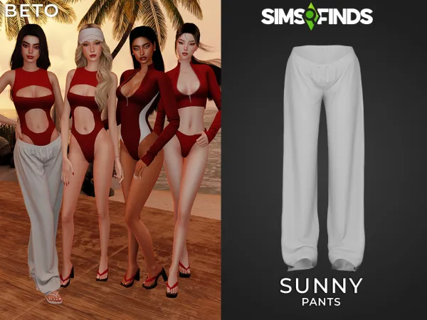Alpha Sunny (Pants) - The Sims 4 Custom Content