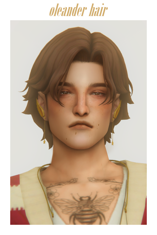 Maxis Match oleander hair by simsfinds - The Sims 4 Custom Content