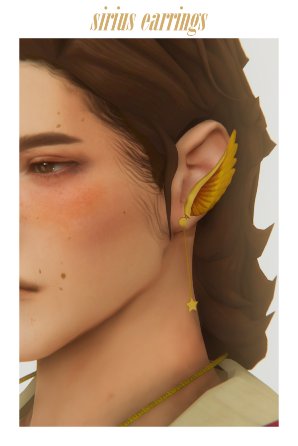 Maxis Match sirius earrings by simsfinds - The Sims 4 Custom Content