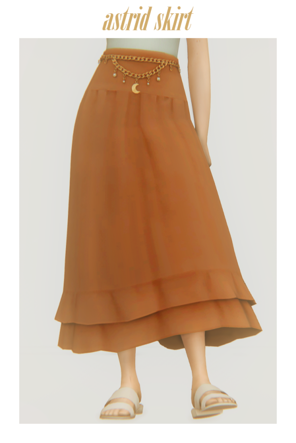 Maxis Match astrid skirt by simsfinds - The Sims 4 Custom Content